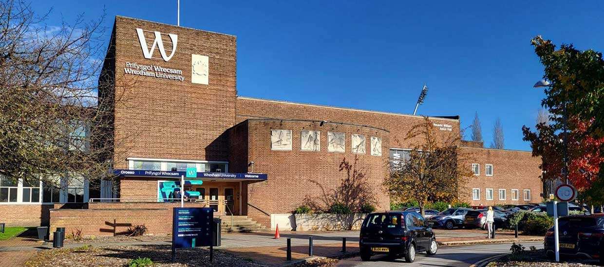 Wrexham University campus